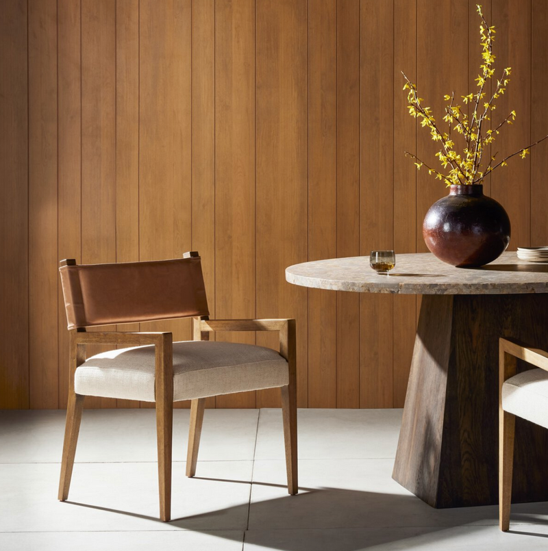 Ferris Dining Armchair - Thames Cream