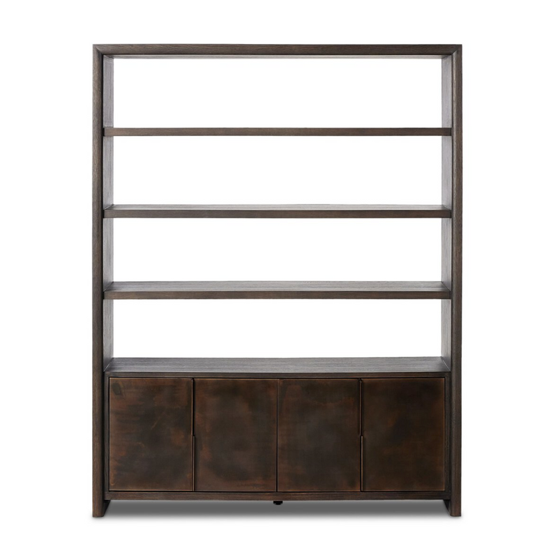Arlington Bookcase - Espresso Oak Veneer