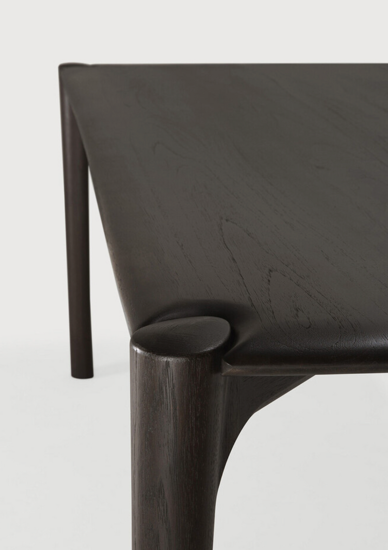 PI Dining Table - Teak Dark Brown