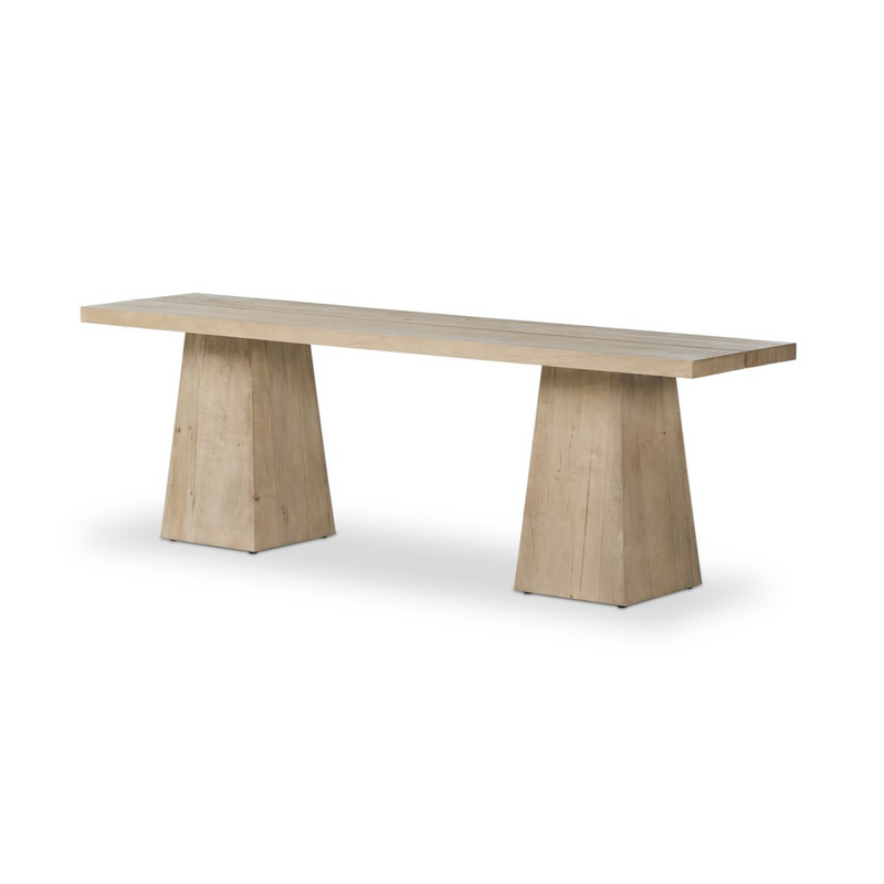 Atlas Console Table - Bleached Alder