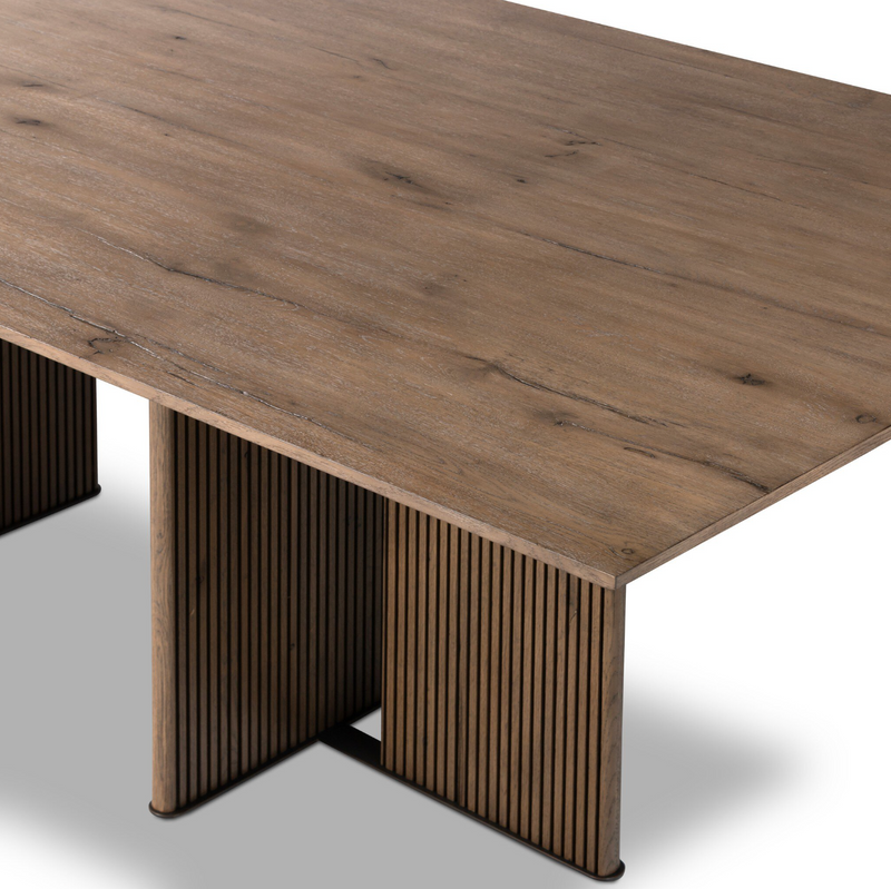 Leo Dining Table - Rustic Grey