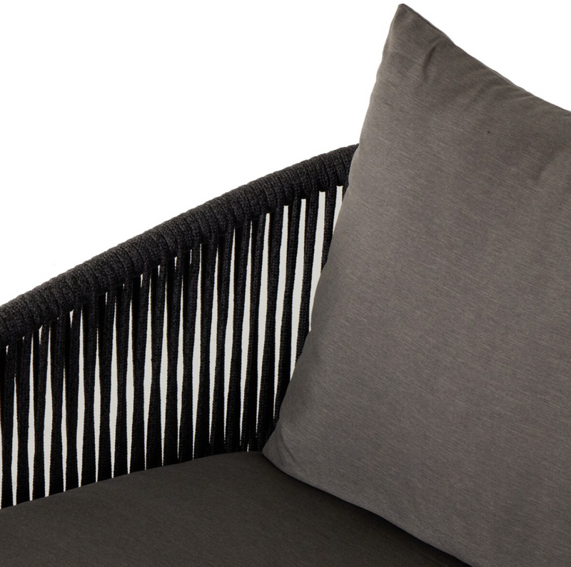 Porto Outdoor Swivel Chair - Venao Charcoal