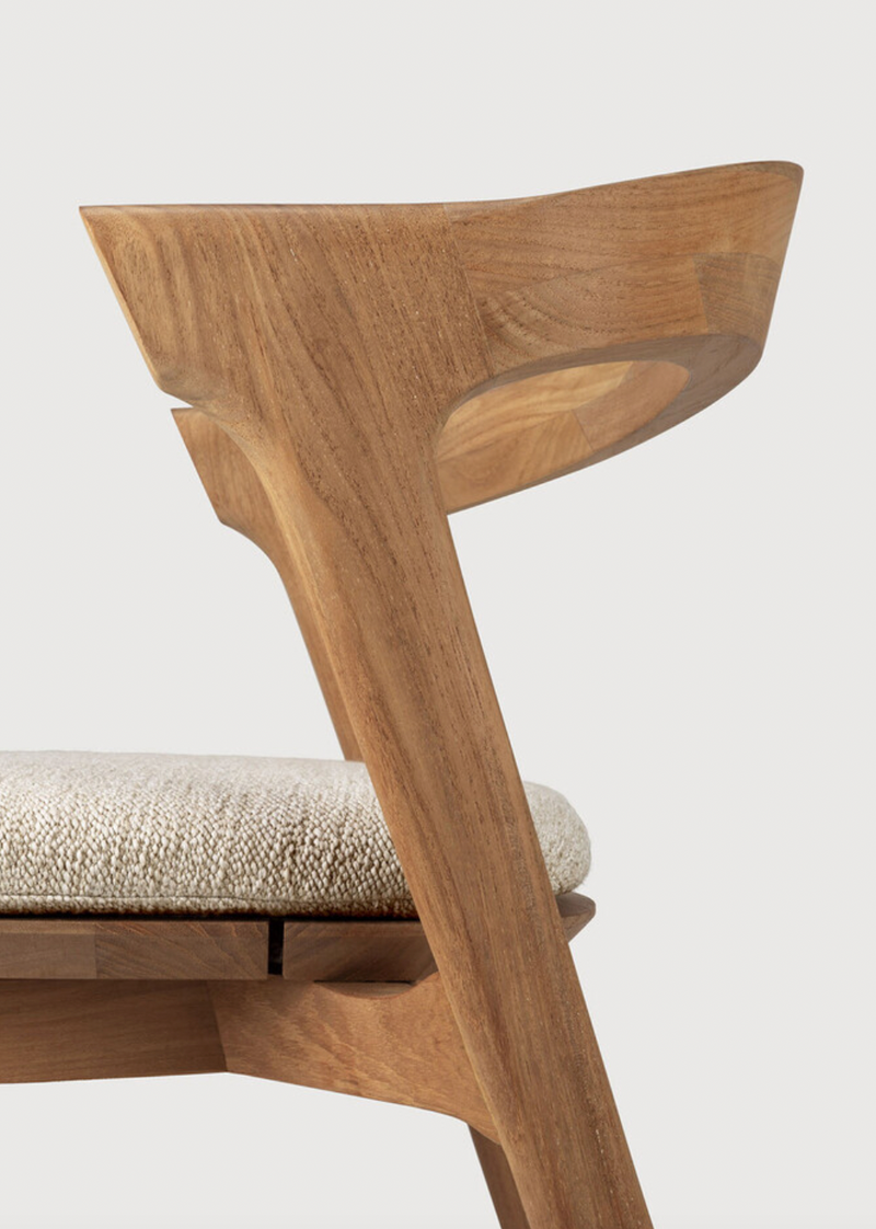 Bok Outdoor Dining Chair with Cushion - Natural