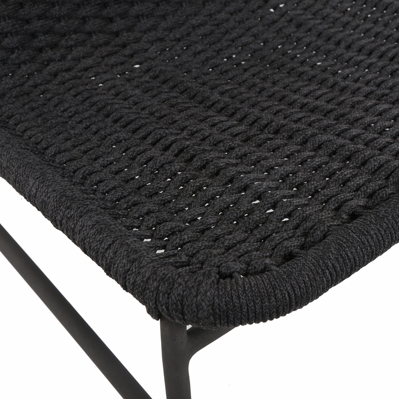 Bruno Outdoor Chair - Dark Grey Rope