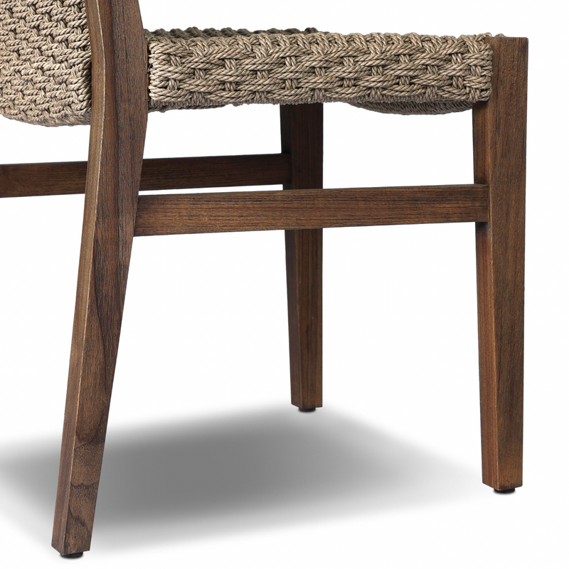 Cromwell Outdoor Dining Chair - Dark Textured Woven
