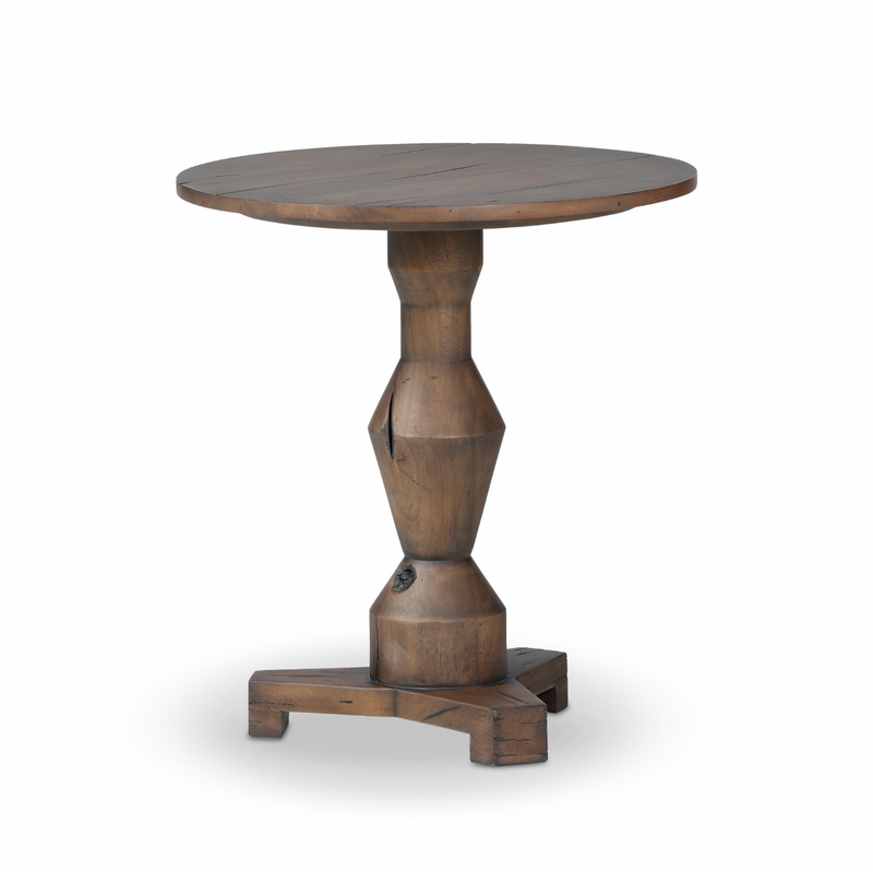 Rivi End Table - Antique Belgium Bleach