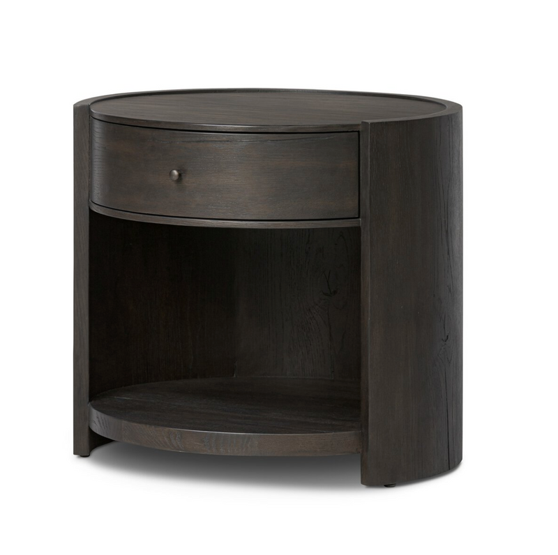 Bode Nightstand - Smoked Black Veneer