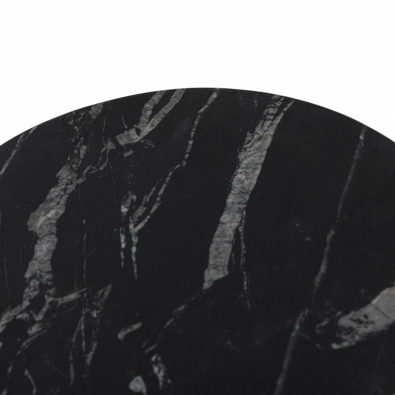 Jocelyn End Table - Black Marble