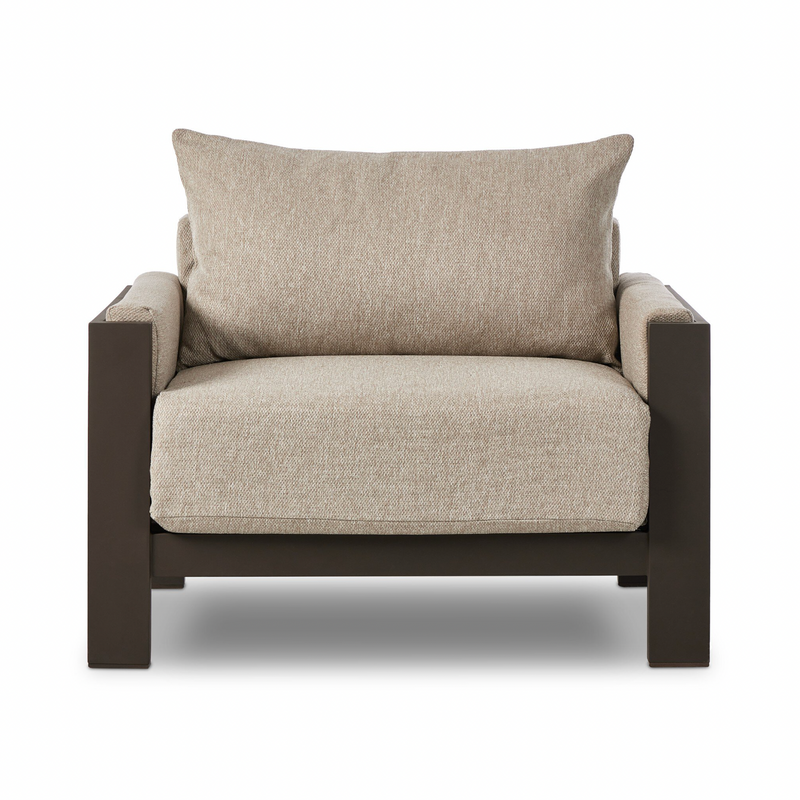 Chapman Outdoor Metal Chair - Concha Fog