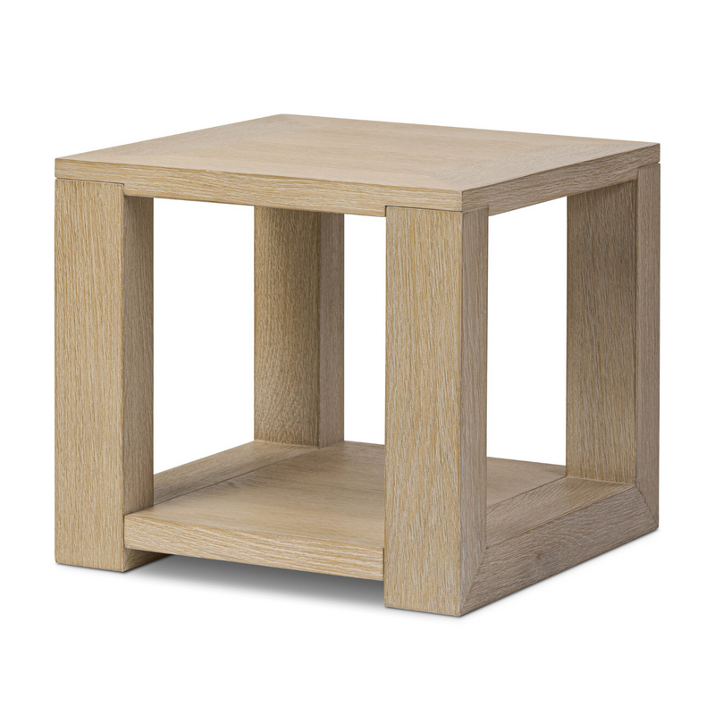 Thomas End Table - Bleached Oak