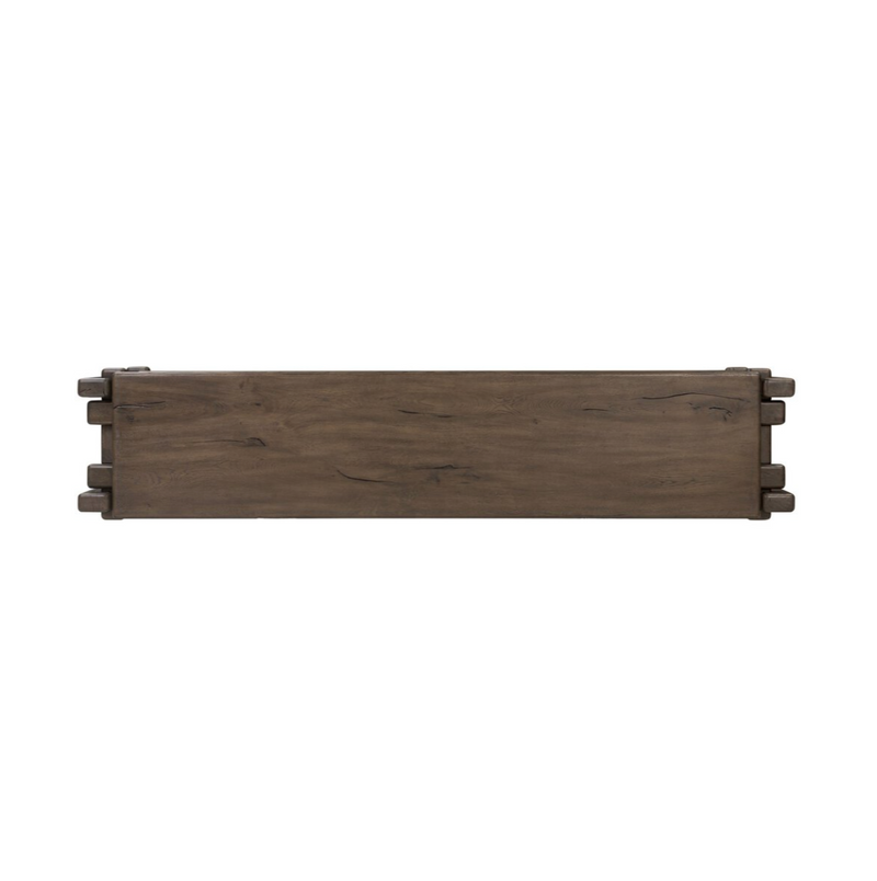 Marcia Low Console Table - Grey Reclaimed French Oak