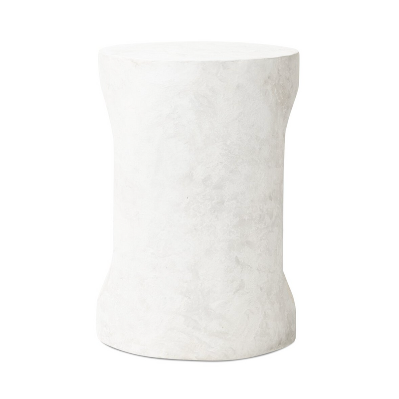 Samson End Table - Textured Lunar Concrete
