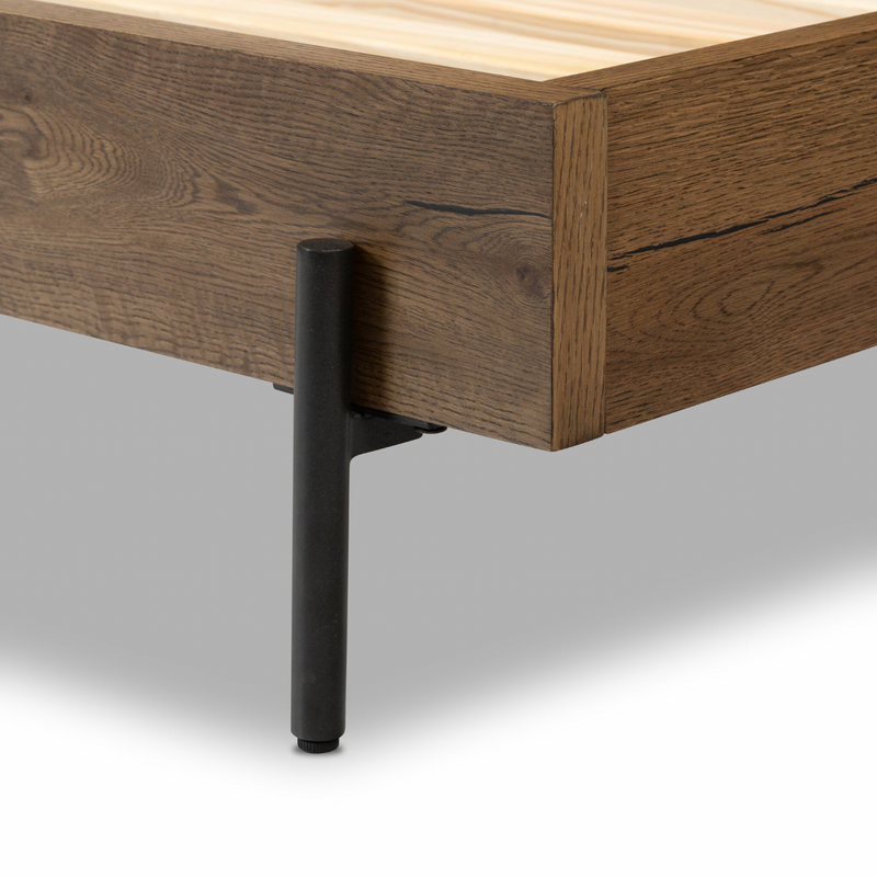 Eaton Bed - Amber Oak