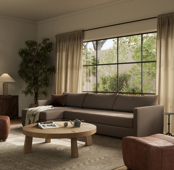 Wickham 2-Piece Sleeper Sectional With Storage Chaise - Savoy Coffee