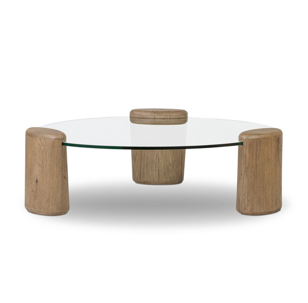 Juno Coffee Table - Tempered Glass