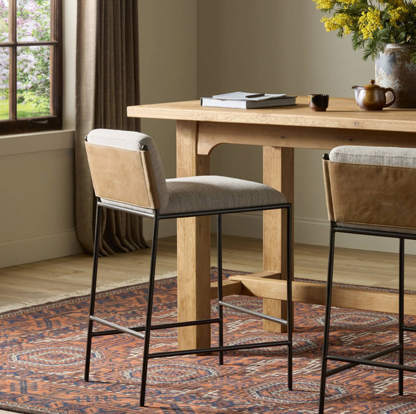 Elba Counter Stool - Alcala Wheat