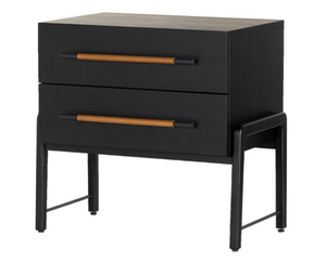 Rosedale Nightstand - Ebony Oak Veneer