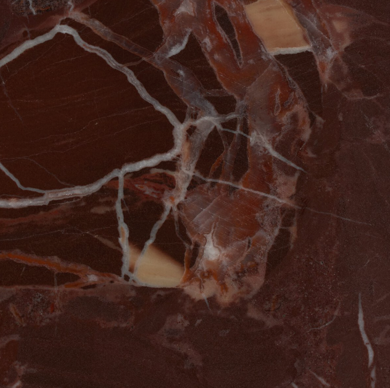 Zion End Table - Merlot Marble