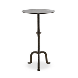 Jocelyn End Table - Dark Brass