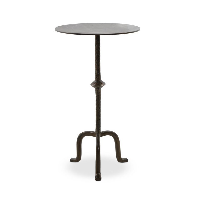 Jocelyn End Table - Dark Brass