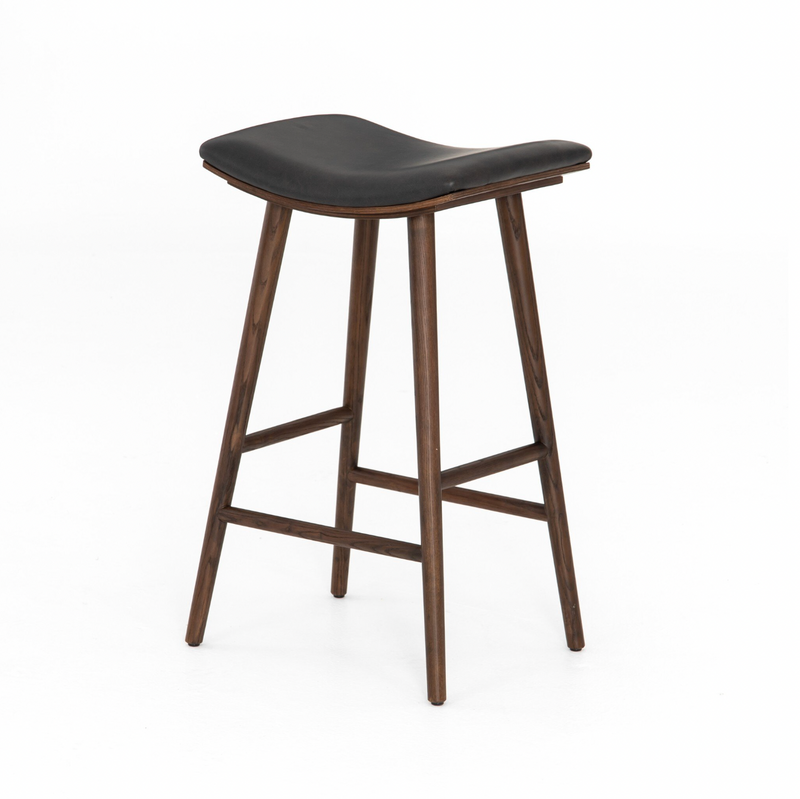 Union Stool - Distressed Black