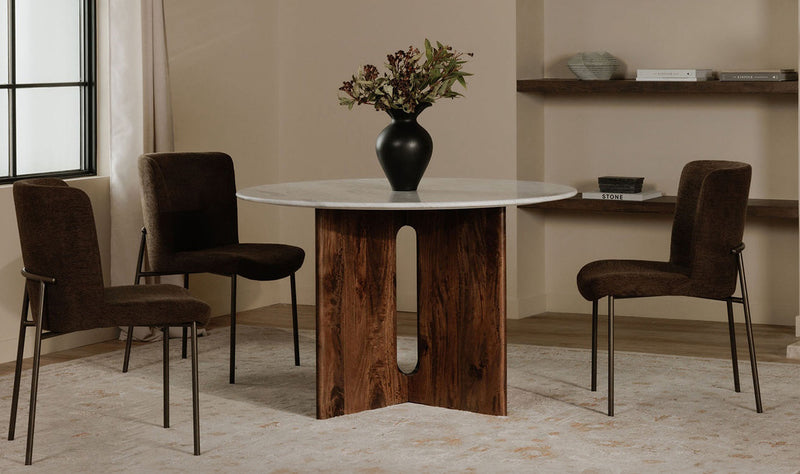 Novi Dining Chair Dark Brown-Set Of Two