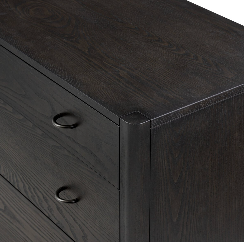Zuma 6 Drawer Dresser - Smoked Black Ash Veneer