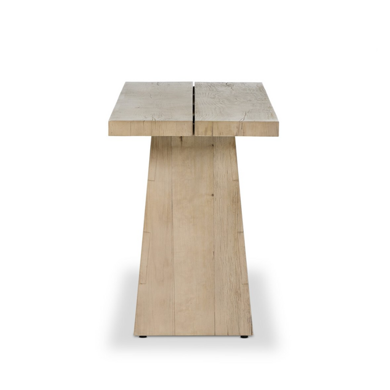 Atlas Console Table - Bleached Alder