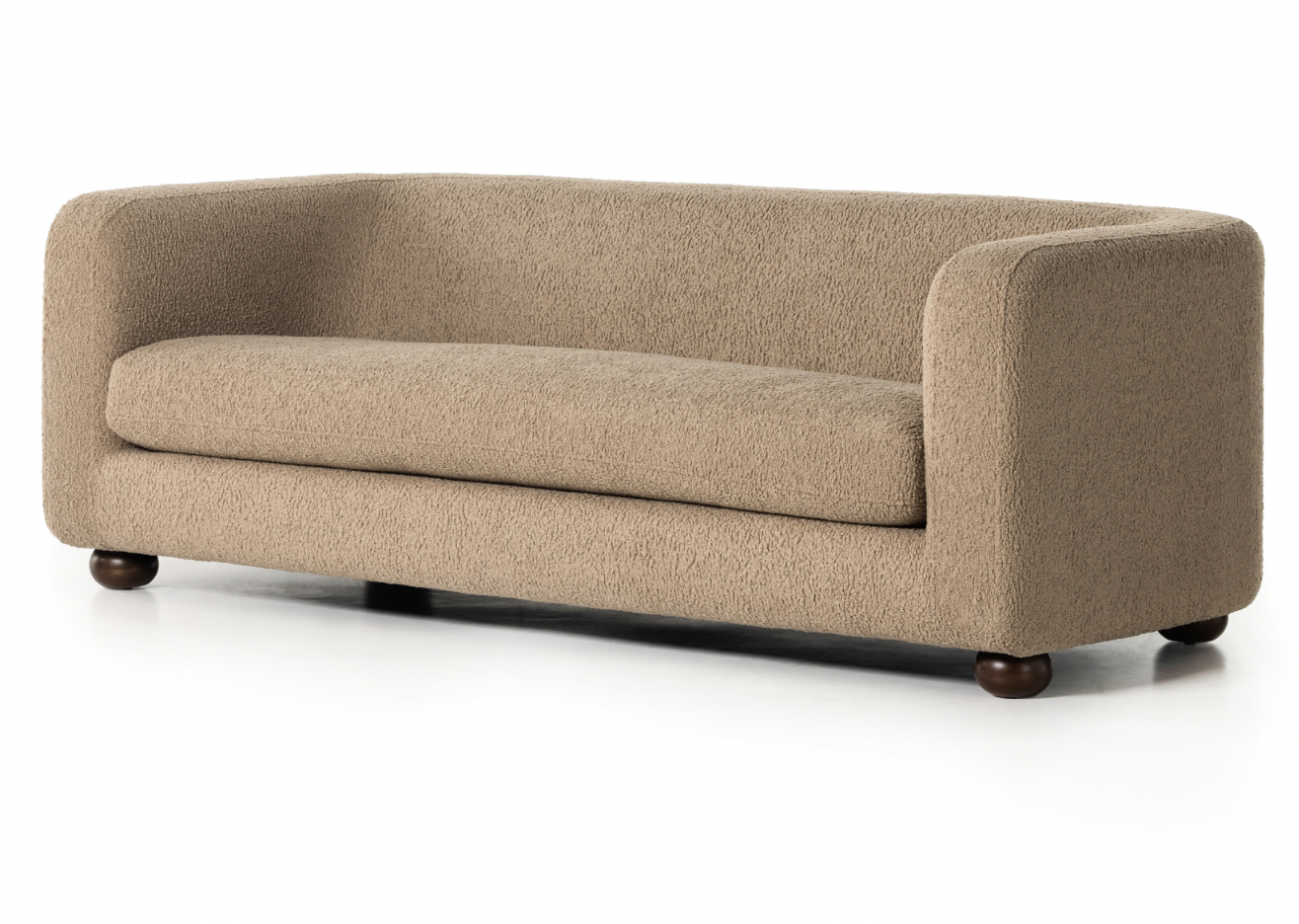 Gidget Sofa - Sheepskin Camel – Arcadia Modern Home