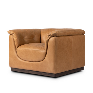 Santino Swivel Chair - Palermo Cognac