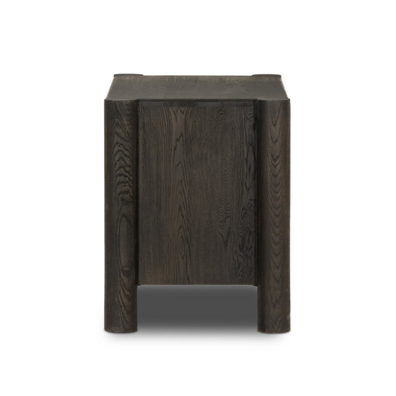 Ezri Nightstand - Black Oak
