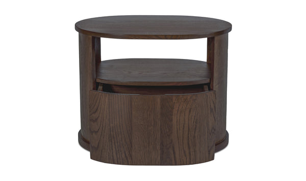 Rickie Nightstand Dark Brown