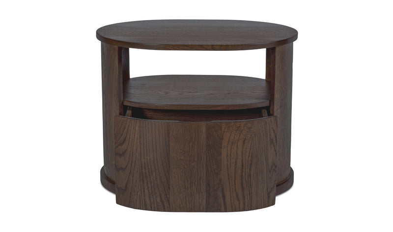 Rickie Nightstand Dark Brown