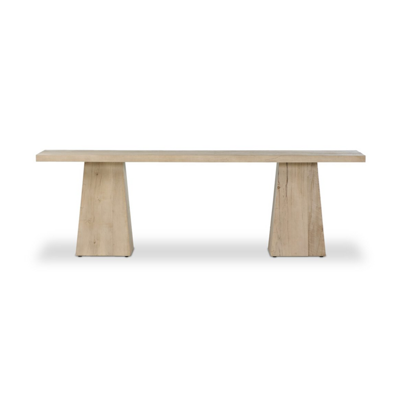 Atlas Console Table - Bleached Alder