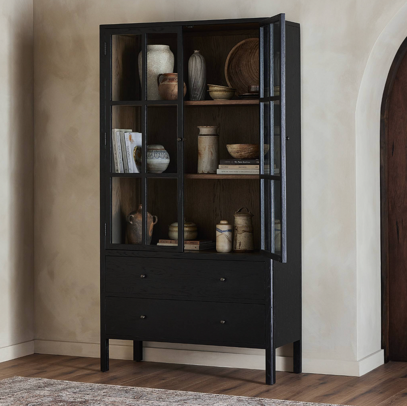 Bolsa Cabinet - Brushed Ebony Oak
