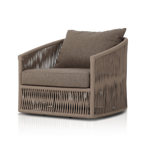 Porto Outdoor Swivel Chair - Ellor Brown