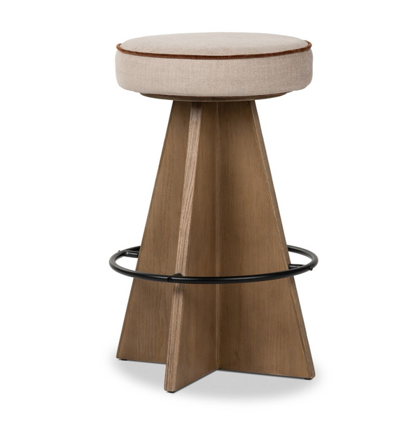 Damon Swivel Counter Stool - Harbor Sand