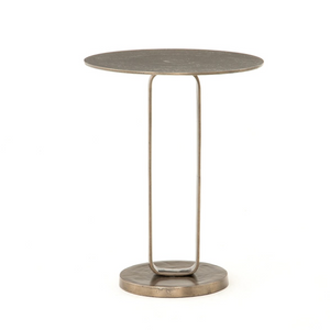 Douglas End Table - Aged Bronze