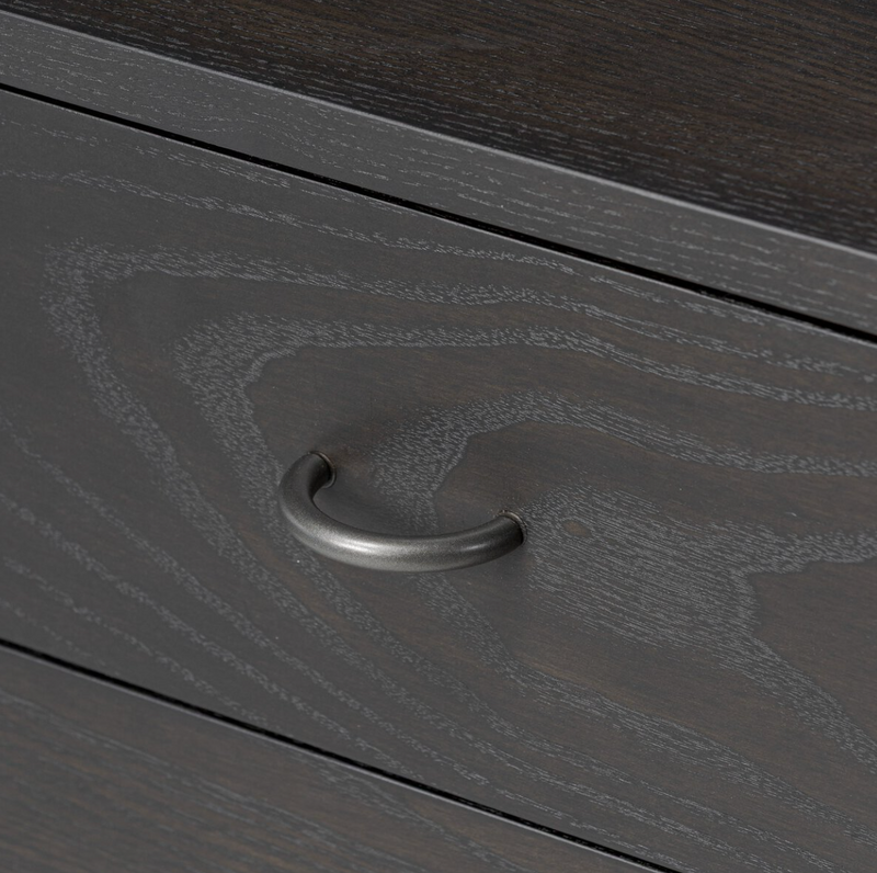 Zuma 6 Drawer Dresser - Smoked Black Ash Veneer