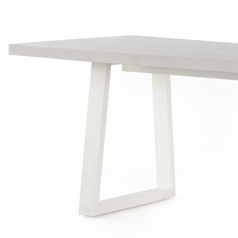 Cyrus Outdoor Dining Table - Natural White