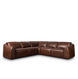 Alondra Power Recliner 5-Piece Sectional - Sonoma Coco
