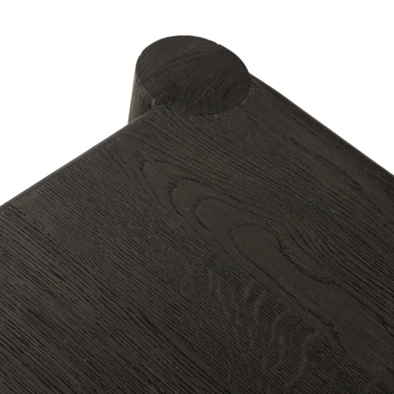 Ezri Nightstand - Black Oak
