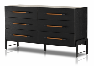 Rosedale 6 Drawer Dresser - Ebony Oak