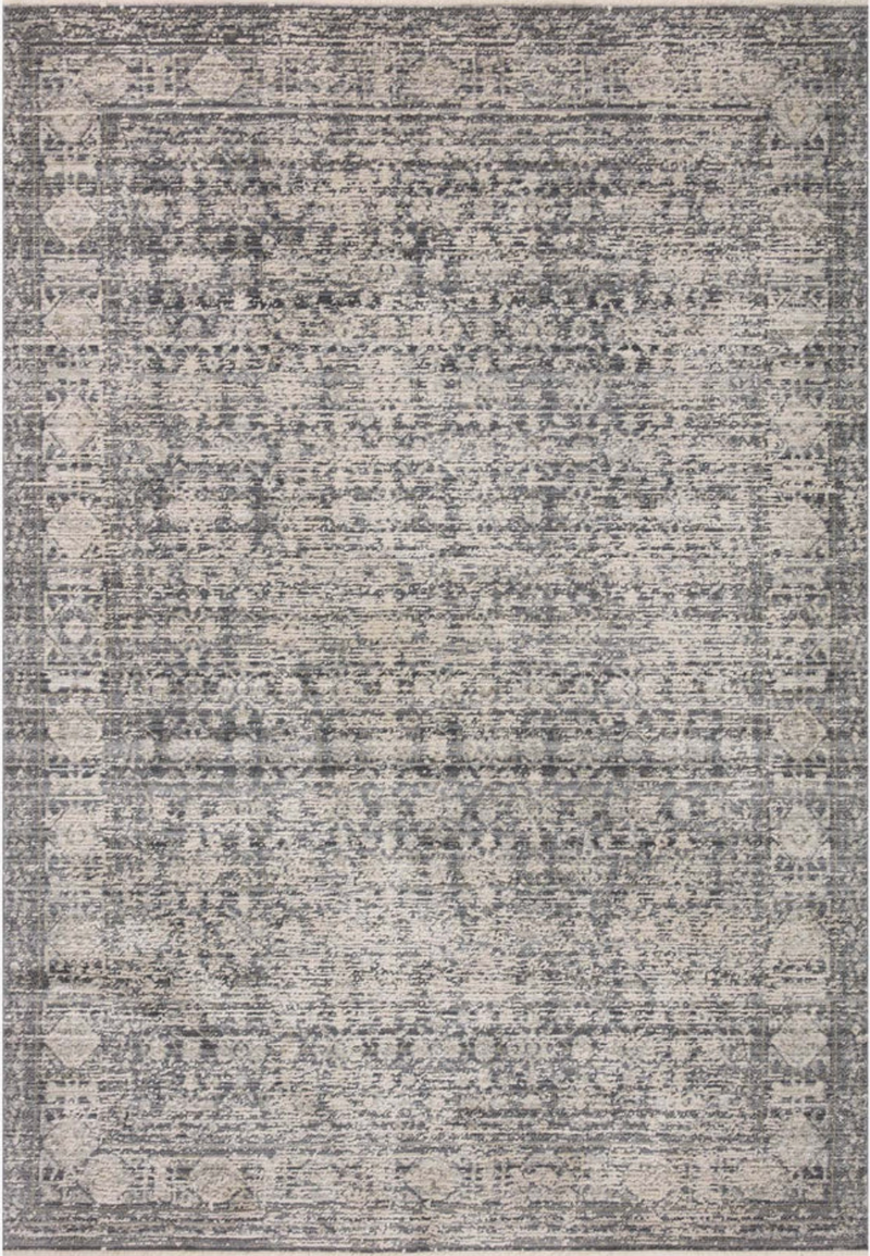 Amber Lewis x Loloi Alie Charcoal and Dove Area Rug