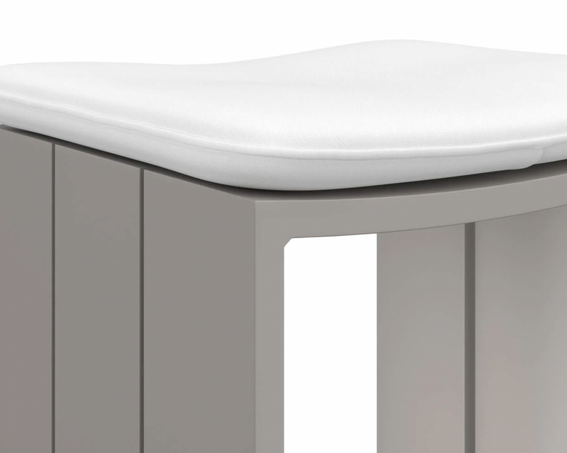 Verity Outdoor Barstool - Greige