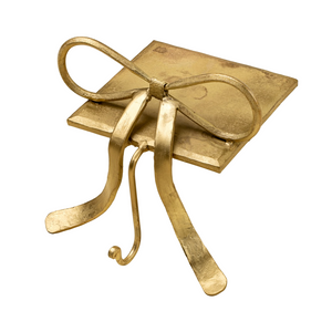 Bow Stocking Holder - Gold