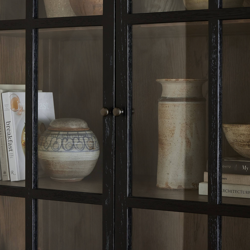 Bolsa Cabinet - Brushed Ebony Oak