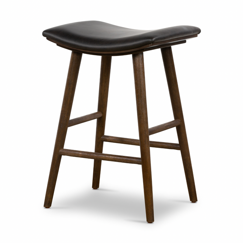 Union Stool - Distressed Black