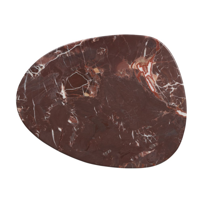Zion End Table - Merlot Marble