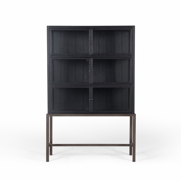 Spencer Curio Cabinet - Drifted Black